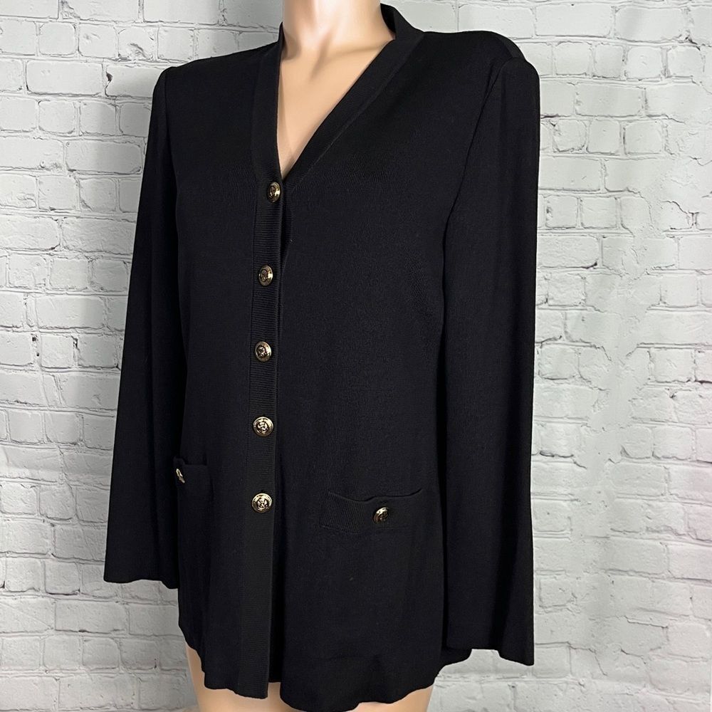 St. John Basics Black Knitwear size 8